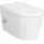 БЕЗОБОДКОВЫЙ ПОДВЕСНОЙ УНИТАЗ VITRA NEST C ФУНКЦИЕЙ БИДЕ, ВСТРОЕННЫМ СМЕСИТЕЛЕМ, С БАЧКОМ VITRA FRESH ДЛЯ МОЮЩЕГО СРЕДСТВА