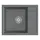 МОЙКА КУХОННАЯ POINT РИМО 60 PN3010AL, СЕРЫЙ