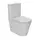 УНИТАЗ-КОМПАКТ POINT ВИКТОРИЯ БЕЗОБОДКОВЫЙ, БЕЛЫЙ, СИДЕНЬЕ ДЮРОПЛАСТ МИКРОЛИФТ БЫСТРОСЪЕМНОЕ