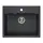 ГРАНИТНАЯ МОЙКА REGINOX AMSTERDAM 54 BLACK SILVERY