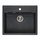 ГРАНИТНАЯ МОЙКА REGINOX AMSTERDAM 54 BLACK SILVERY