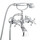 СМЕСИТЕЛЬ ДЛЯ ВАННЫ EMMEVI DECO CLASSIC 12011 СМЕСИТЕЛЬ ДЛЯ ВАННЫ EMMEVI DECO CLASSIC 12011
