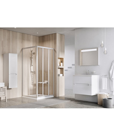 НЕПОДВИЖНАЯ СТЕНКА RAVAK SUPERNOVA APSS-90 198 ЧЕРНЫЙ+TRANSPARENT