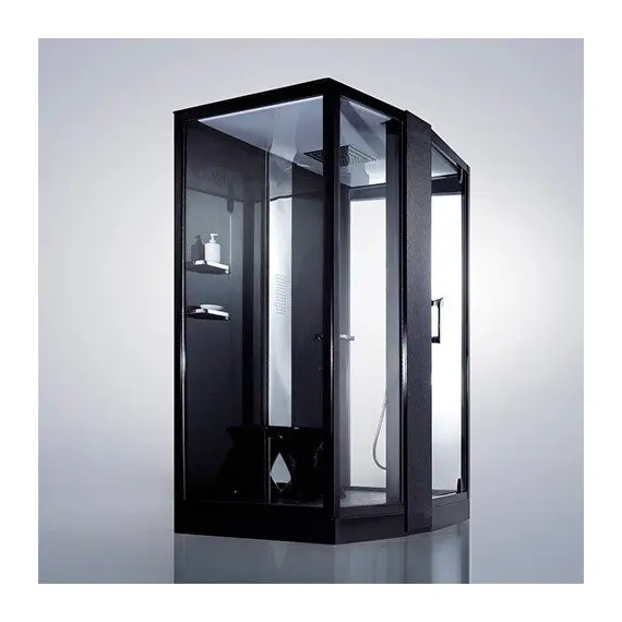 ДУШЕВАЯ КАБИНА С ФУНКЦИЕЙ "РИМСКИЕ ТЕРМЫ" ORANS SR-89102 RS/LS ЧЕРНАЯ