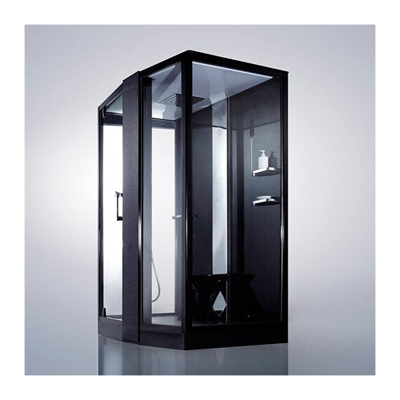 ДУШЕВАЯ КАБИНА С ФУНКЦИЕЙ "РИМСКИЕ ТЕРМЫ" ORANS SR-89102 RS/LS ЧЕРНАЯ