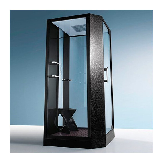 ДУШЕВАЯ КАБИНА С ФУНКЦИЕЙ "РИМСКИЕ ТЕРМЫ" ORANS SR-89101 RS/LS ЧЕРНАЯ