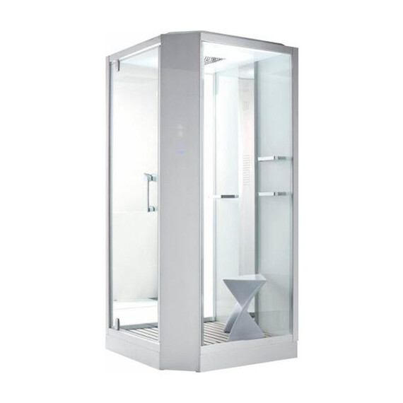 ДУШЕВАЯ КАБИНА С ФУНКЦИЕЙ "РИМСКИЕ ТЕРМЫ" ORANS SR-89101 RS/LS БЕЛАЯ