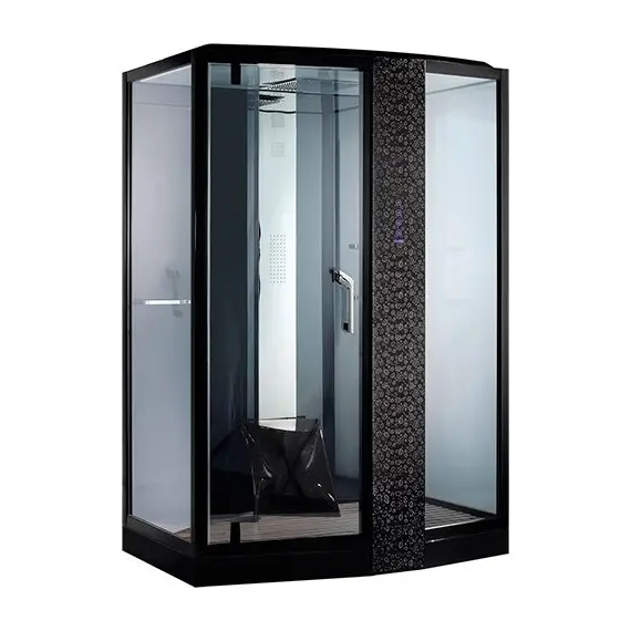 ДУШЕВАЯ КАБИНА С ФУНКЦИЕЙ "РИМСКИЕ ТЕРМЫ" ORANS SR-89102 RS/LS ЧЕРНАЯ