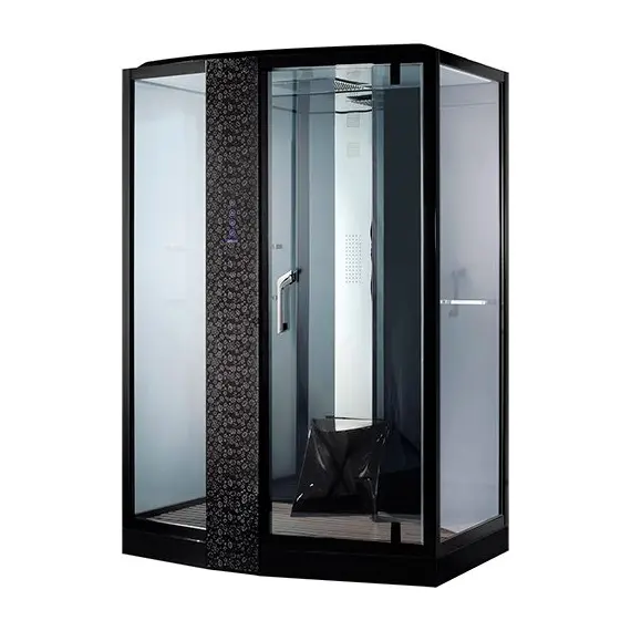 ДУШЕВАЯ КАБИНА С ФУНКЦИЕЙ "РИМСКИЕ ТЕРМЫ" ORANS SR-89102 RS/LS ЧЕРНАЯ