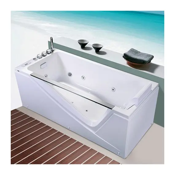 ВАННА АКРИЛОВАЯ С ГИДРОМАССАЖЕМ, АЭРОМАССАЖЕМ И ВНУТРЕННЕЙ ПОДСВЕТКОЙ ORANS BT65108 L/R