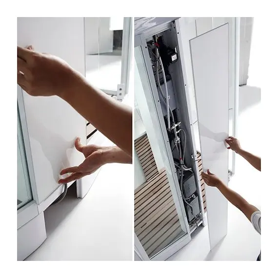 ДУШЕВАЯ КАБИНА С ФУНКЦИЕЙ "РИМСКИЕ ТЕРМЫ" ORANS SR-89105RS/LS БЕЛАЯ