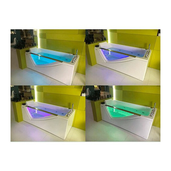 ВАННА АКРИЛОВАЯ С ГИДРОМАССАЖЕМ, АЭРОМАССАЖЕМ И ВНУТРЕННЕЙ ПОДСВЕТКОЙ ORANS BT65108 L/R