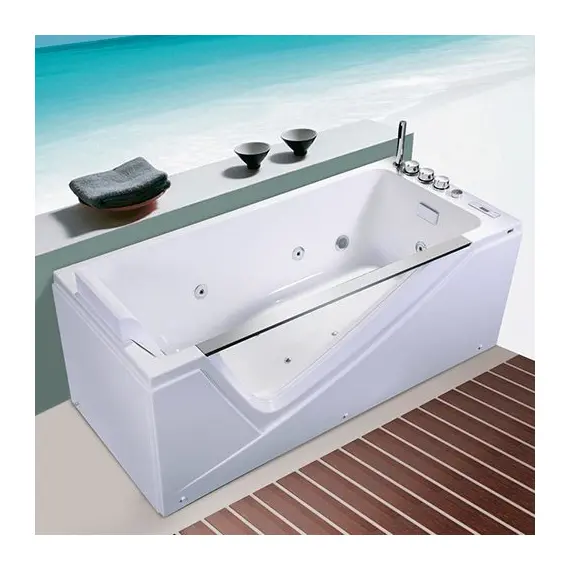 ВАННА АКРИЛОВАЯ С ГИДРОМАССАЖЕМ, АЭРОМАССАЖЕМ И ВНУТРЕННЕЙ ПОДСВЕТКОЙ ORANS BT65108 L/R