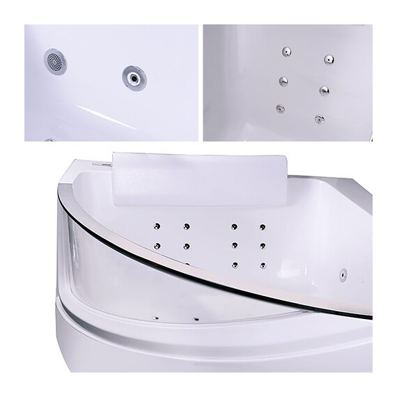 ВАННА АКРИЛОВАЯ С ГИДРОМАССАЖЕМ, АЭРОМАССАЖЕМ И ВНУТРЕННЕЙ ПОДСВЕТКОЙ ORANS BT65107