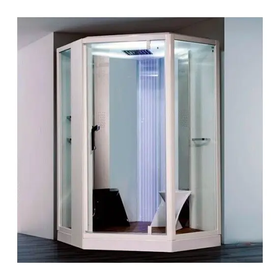 ДУШЕВАЯ КАБИНА С ФУНКЦИЕЙ "РИМСКИЕ ТЕРМЫ" ORANS SR-89106S WHITE