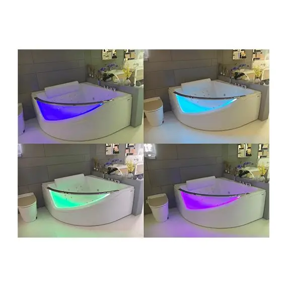 ВАННА АКРИЛОВАЯ С ГИДРОМАССАЖЕМ, АЭРОМАССАЖЕМ И ВНУТРЕННЕЙ ПОДСВЕТКОЙ ORANS BT65107