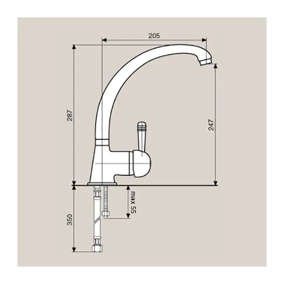 СМЕСИТЕЛЬ ДЛЯ КУХНИ EMMEVI LAGUNA CR4057