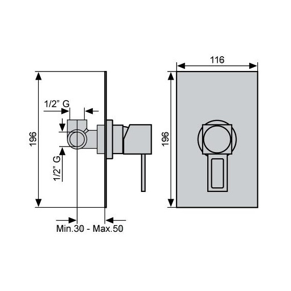 СМЕСИТЕЛЬ ДЛЯ ДУША EMMEVI SIRIS CR47009LA СМЕСИТЕЛЬ ДЛЯ ДУША EMMEVI SIRIS CR47009LA