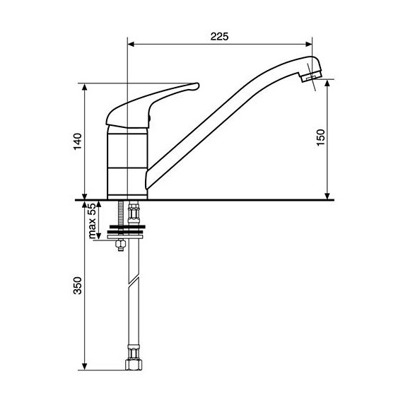 СМЕСИТЕЛЬ ДЛЯ КУХНИ EMMEVI WINNY CR95007