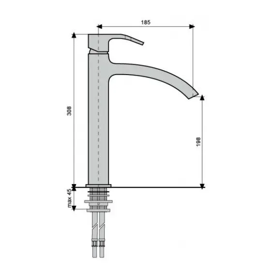СМЕСИТЕЛЬ ДЛЯ КУХНИ EMMEVI NIAGARA 74007