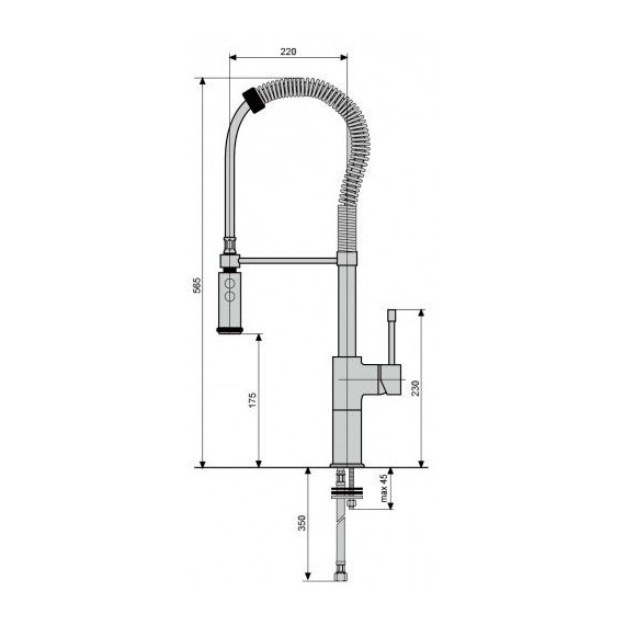 СМЕСИТЕЛЬ ДЛЯ КУХНИ EMMEVI EDEN 71110 СМЕСИТЕЛЬ ДЛЯ КУХНИ EMMEVI EDEN 71110