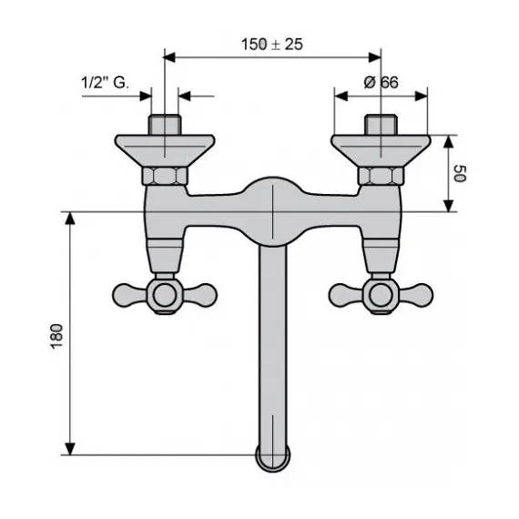 СМЕСИТЕЛЬ ДЛЯ КУХНИ EMMEVI DECO CLASSIC 12005S