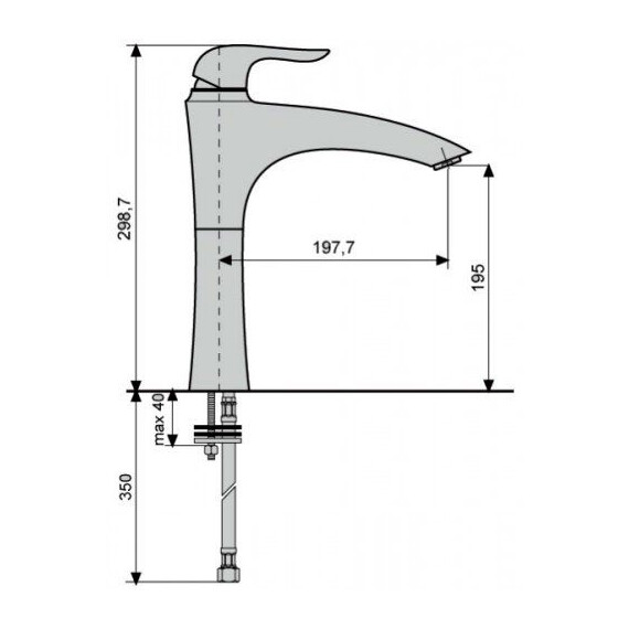 СМЕСИТЕЛЬ ДЛЯ КУХНИ EMMEVI NECO 91097