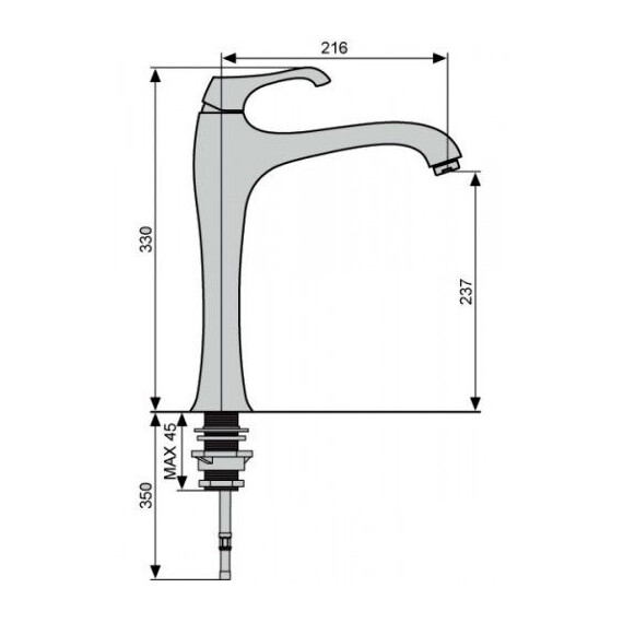 СМЕСИТЕЛЬ ДЛЯ КУХНИ EMMEVI ARES 76007 СМЕСИТЕЛЬ ДЛЯ КУХНИ EMMEVI ARES 76007