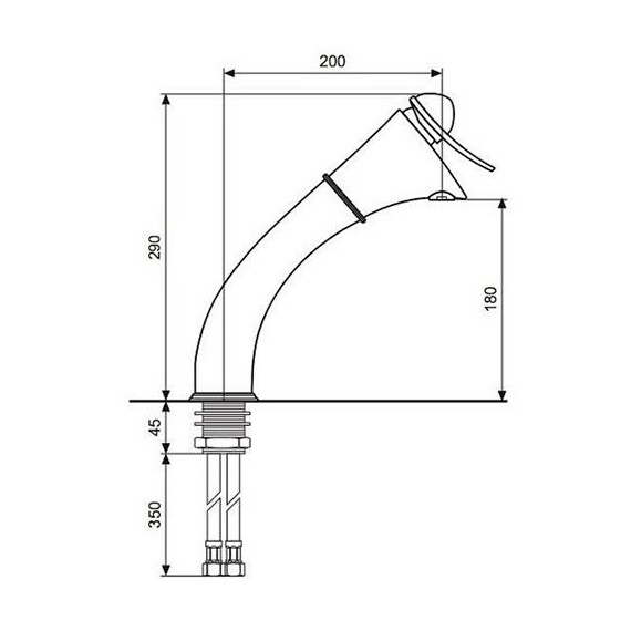СМЕСИТЕЛЬ ДЛЯ КУХНИ EMMEVI CHEOPE 5007