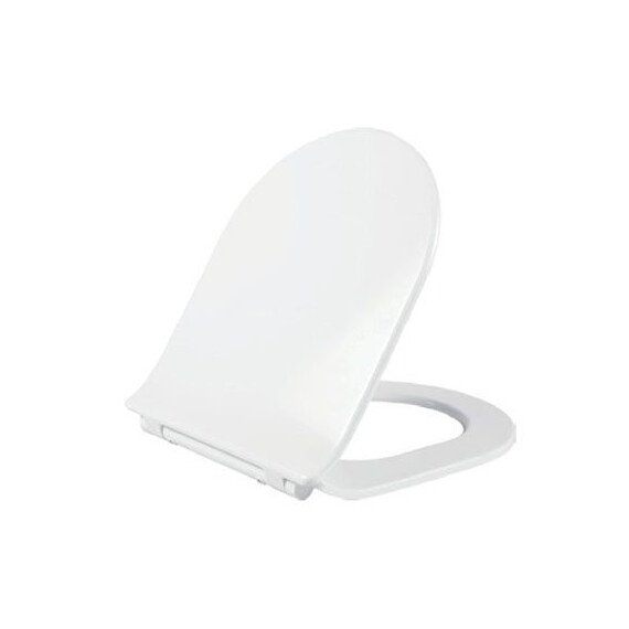 УНИТАЗ ПОДВЕСНОЙ БЕЗОБОДКОВЫЙ CREO CERAMIQUE RENNES RE1000R+RE1001T С УЛЬТРАТОНКОЙ БЫСТРОСЪЕМНОЙ КРЫШКОЙ МИКРОЛИФТ