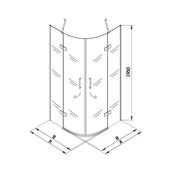 ДУШЕВОЙ УГОЛОК KOLPA SAN TERRA TKP 90