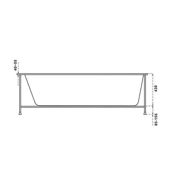 ВАННА RELISAN ECO PLUS ПРАГА 170Х70