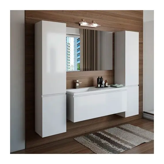 КОМПЛЕКТ МЕБЕЛИ DALLAS LUXE 1100Х482 ЛЕВОСТОРОННИЙ ПОДВЕСНОЙ 1 ЯЩИК (ШХГХВ) 1092Х476Х430