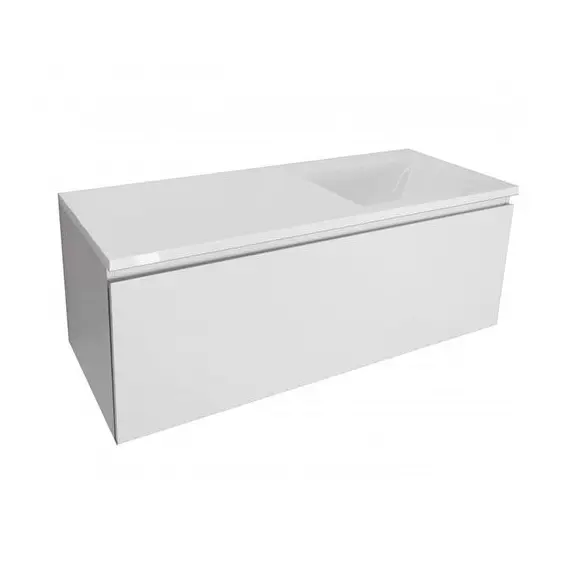 КОМПЛЕКТ МЕБЕЛИ DALLAS LUXE 1100Х482 ЛЕВОСТОРОННИЙ ПОДВЕСНОЙ 1 ЯЩИК (ШХГХВ) 1092Х476Х430