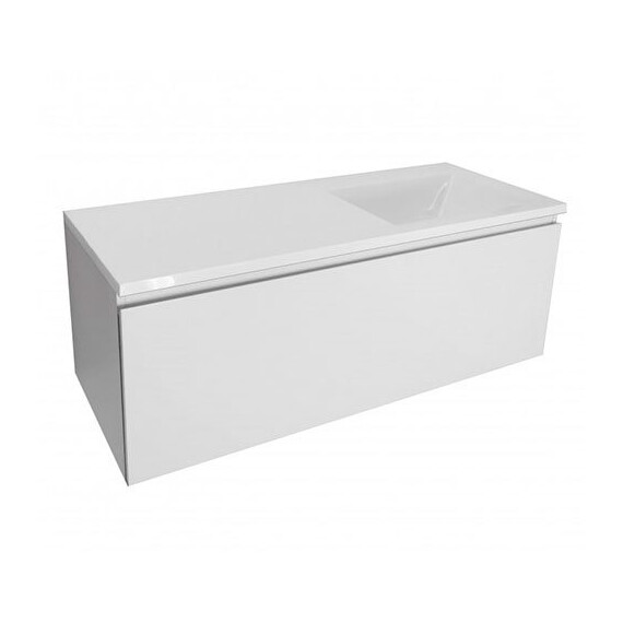 КОМПЛЕКТ МЕБЕЛИ DALLAS LUXE 1200Х482 ЛЕВОСТОРОННИЙ ПОДВЕСНОЙ 1 ЯЩИК (ШХГХВ) 1192Х476Х430