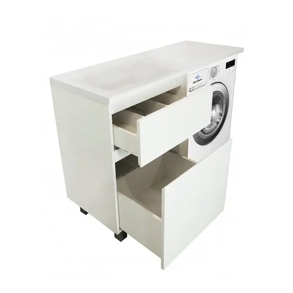 КОМПЛЕКТ МЕБЕЛИ DALLAS LUXE 1200Х482 ЛЕВОСТОРОННИЙ НАПОЛЬНЫЙ 2 ЯЩИКА (ШХГХВ) 548Х476Х860