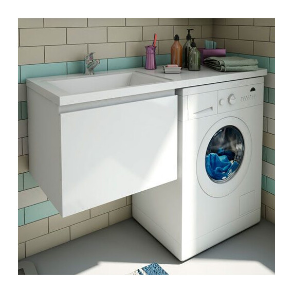 КОМПЛЕКТ МЕБЕЛИ DALLAS LUXE 1100Х482 ПРАВОСТОРОННИЙ ПОДВЕСНОЙ 1 ЯЩИК (ШХГХВ) 448Х476Х430