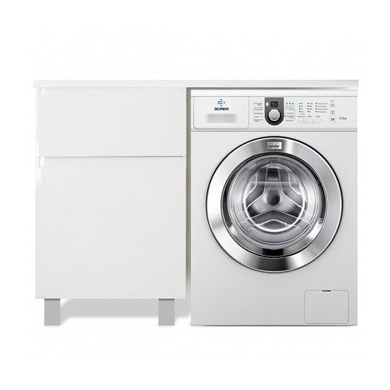 КОМПЛЕКТ МЕБЕЛИ DALLAS LUXE 1200Х482 ЛЕВОСТОРОННИЙ НАПОЛЬНЫЙ 2 ЯЩИКА (ШХГХВ) 548Х476Х860