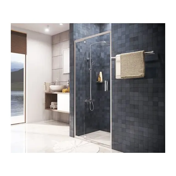 ДУШЕВАЯ ДВЕРЬ WASSERKRAFT BERKEL 48P04 РАСПАШНАЯ, УНИВЕРСАЛЬНАЯ