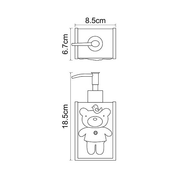 ДОЗАТОР ДЛЯ ЖИДКОГО МЫЛА 330 ML WASSERKRAFT K-3499
