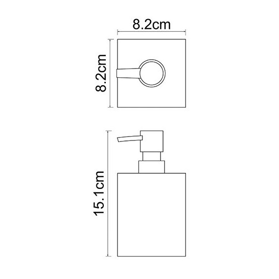ДОЗАТОР ДЛЯ ЖИДКОГО МЫЛА 460 ML WASSERKRAFT K-3899