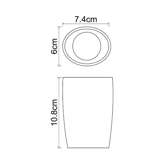 СТАКАН ДЛЯ ЗУБНЫХ ЩЕТОК WASSERKRAFT K-4628