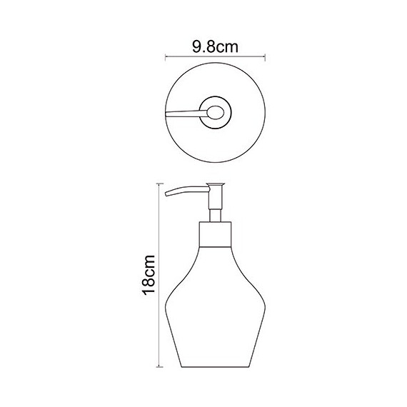 ДОЗАТОР ДЛЯ ЖИДКОГО МЫЛА 420 ML WASSERKRAFT K-4699