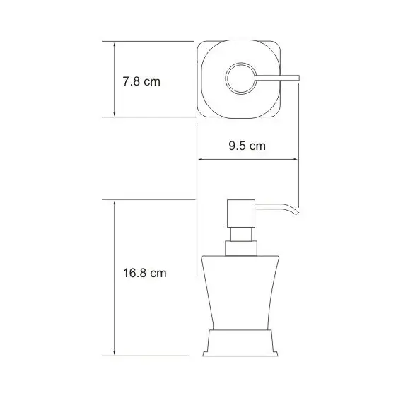 ДОЗАТОР ДЛЯ ЖИДКОГО МЫЛА WASSERKRAFT K-5499