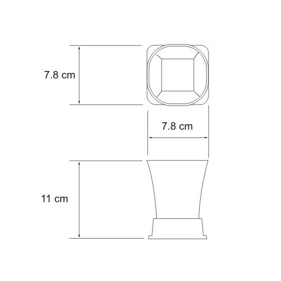 СТАКАН ДЛЯ ЗУБНЫХ ЩЕТОК WASSERKRAFT K-5528