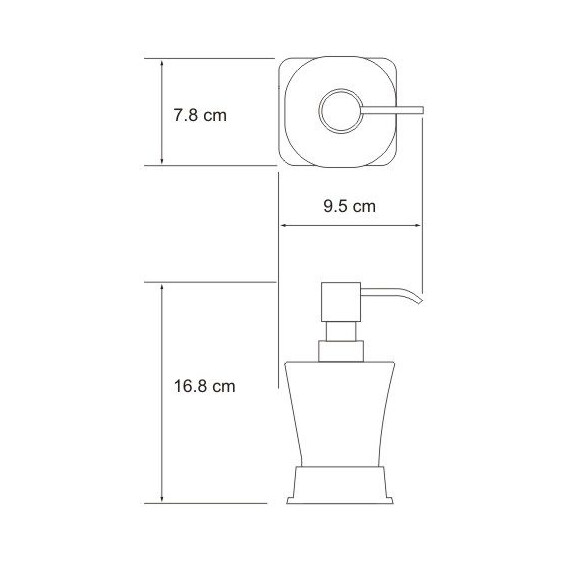 ДОЗАТОР ДЛЯ ЖИДКОГО МЫЛА WASSERKRAFT K-5599
