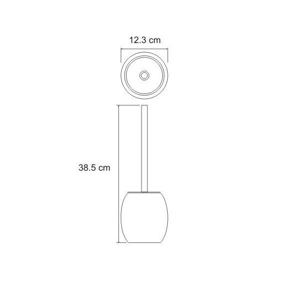 ЩЕТКА ДЛЯ УНИТАЗА WASSERKRAFT K-6727 ЩЕТКА ДЛЯ УНИТАЗА WASSERKRAFT K-6727