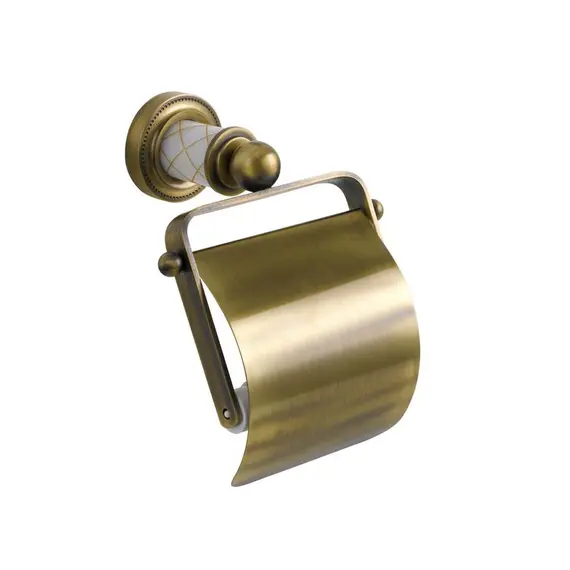 ДЕРЖАТЕЛЬ ДЛЯ Т./БУМ. С КРЫШКОЙ BOHEME MURANO BRONZE 10901-BR