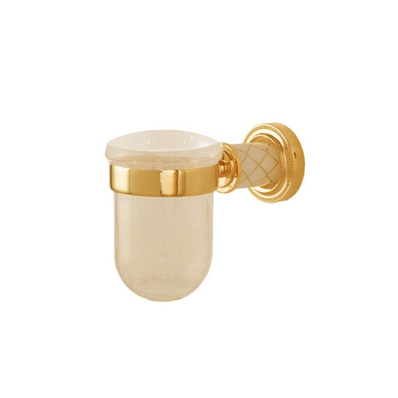 НАСТЕННЫЙ СТАКАН ДЛЯ ЗУБНЫХ ЩЕТОК BOHEME MURANO GOLD 10904-G