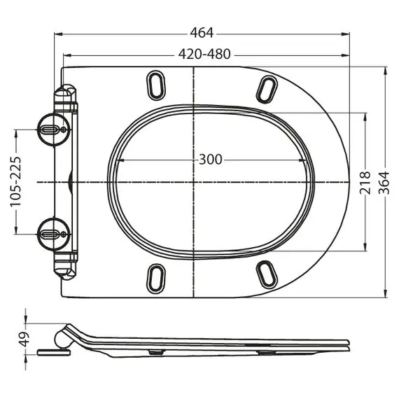 УНИТАЗ-КОМПАКТ БЕЗОБОДКОВЫЙ BELBAGNO FLAY-R